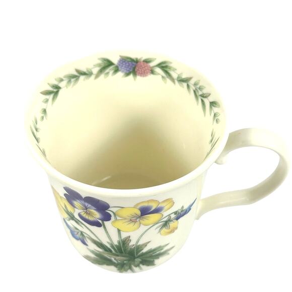 Noritake Conservatory Gala Cuisine 7915 Japan Coffee or Tea Mug - Picture 2 of 7